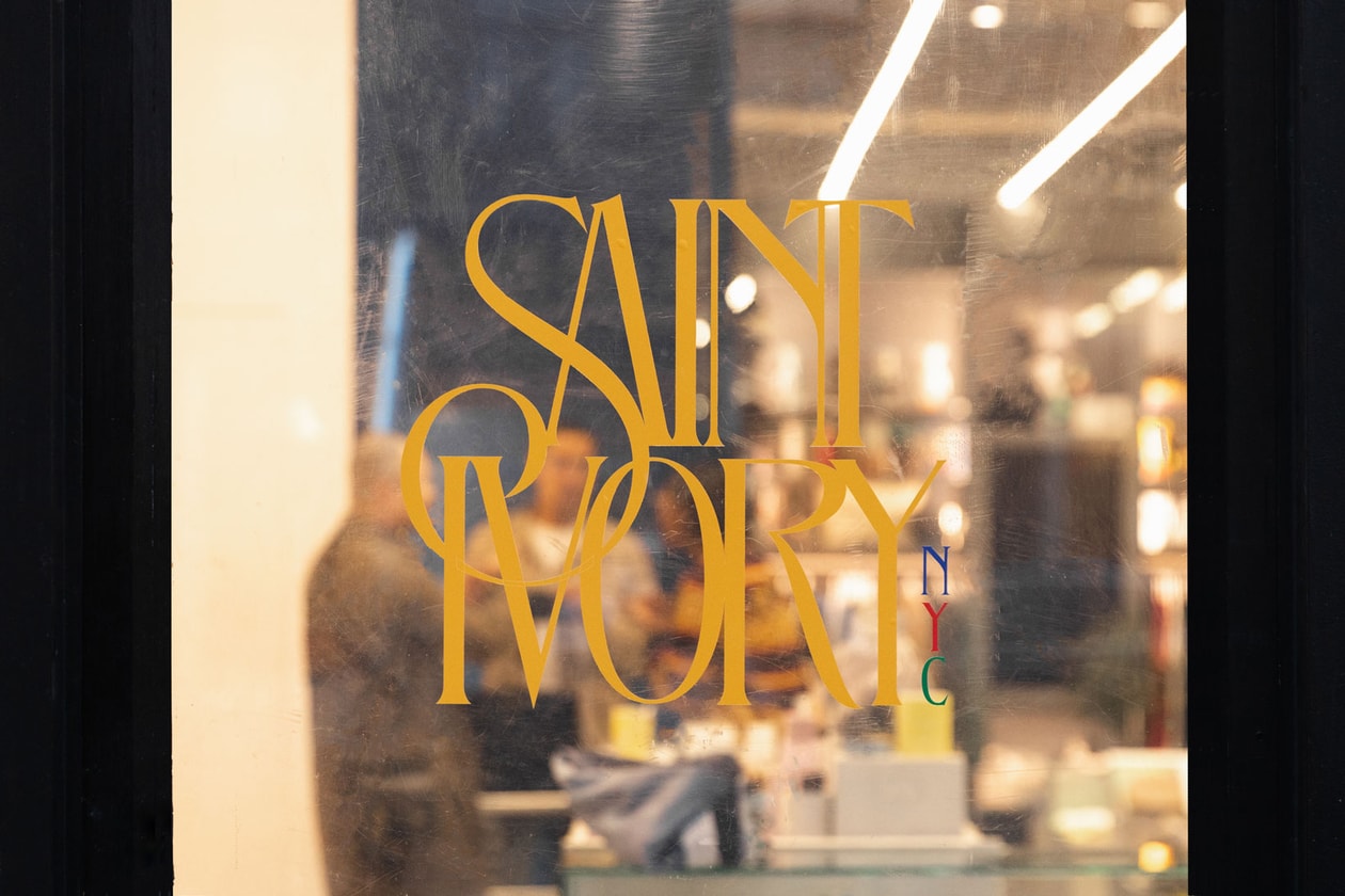 Saint Ivory NYC Semester 1 Collection Script Logo Sweater