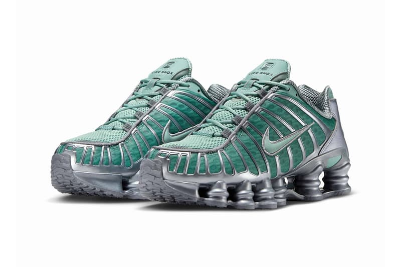 Nike Shox TL “Cannon” AR3566-007 Release Info mesh Swoosh TPU cage overlays Shox columns