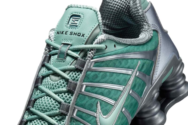 Nike Shox TL “Cannon” AR3566-007 Release Info mesh Swoosh TPU cage overlays Shox columns