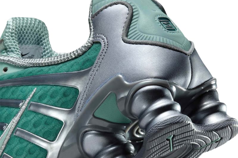 Nike Shox TL “Cannon” AR3566-007 Release Info mesh Swoosh TPU cage overlays Shox columns