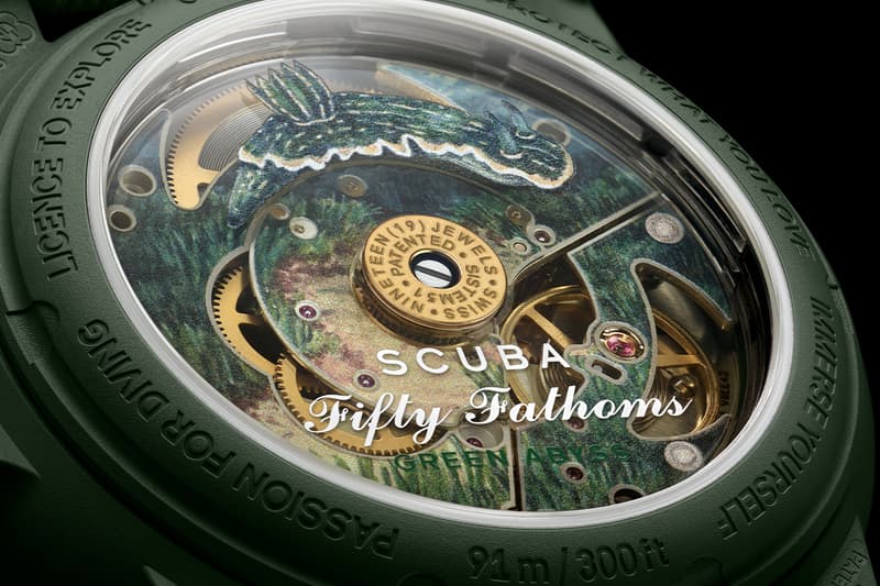 Blancpain x Swatch Bioceramic Scuba Fifty Fathoms GREEN ABYSS Release Info
