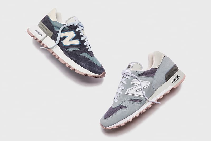 ロニーファイグとニューバランスの最新コラボモデル2型が発売 ronnie fieg kith new balance rc 1300 made in usa blue grey white mauve official release date info photos price store list buying guide vibram