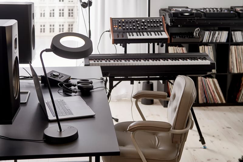スウェディッシュ・ハウス・マフィアとイケアとのコラボレーションアイテムがついにローンチ swedish house mafia ikea OBEGRÄNSAD collection interview record player chair desk cover fuzzy slippers rug clock lamp clock shelf coffee table 20 pieces october release date ino