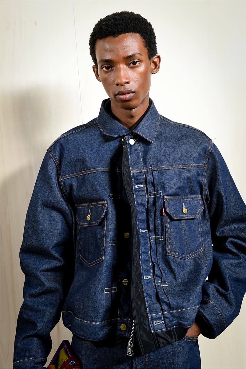 サカイ2025年春夏コレクション Sacai SS25 Nike WTAPS Levi's Paris Fashion Week Show collaborations james dean speed car auto racer riffs chitose abe japanese streetwear workwear brand j.m. weston