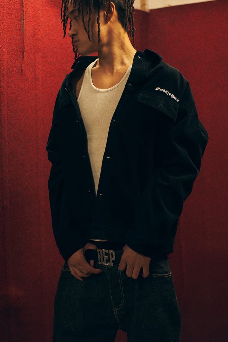 ブラックアイパッチの2024年冬コレクションより第4弾ドロップが発売 BlackEyePatch Goes Green for Latest Winter Drop release info lookbook collection fall/winter 2024 hoodie zip up jacket track graphic green camo