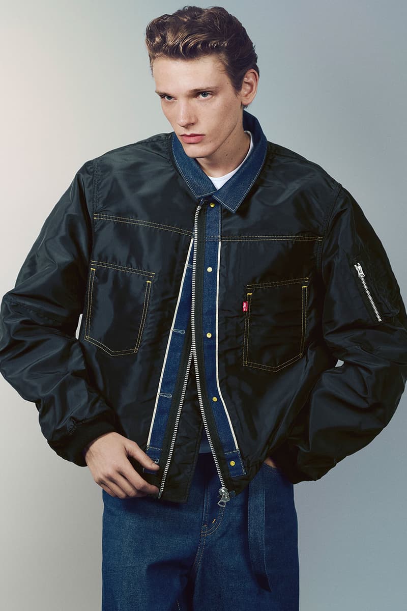 リーバイスxサカイより新たなコラボコレクションが発売 levis sacai collb collection release info