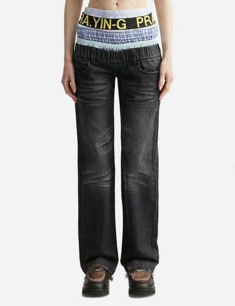 Praying Boxer Jeans Black