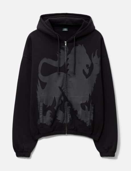 Umbro Heraldic Zip-Up Masked Hoodie