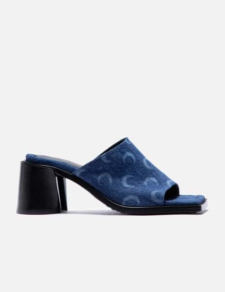 Marine Serre REGENERATED DEADSTOCK DENIM MS MULE