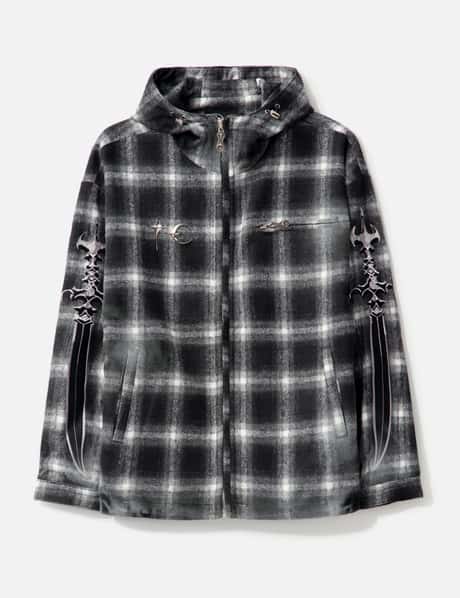 THUG CLUB Arab Sword Flannel Zip-up