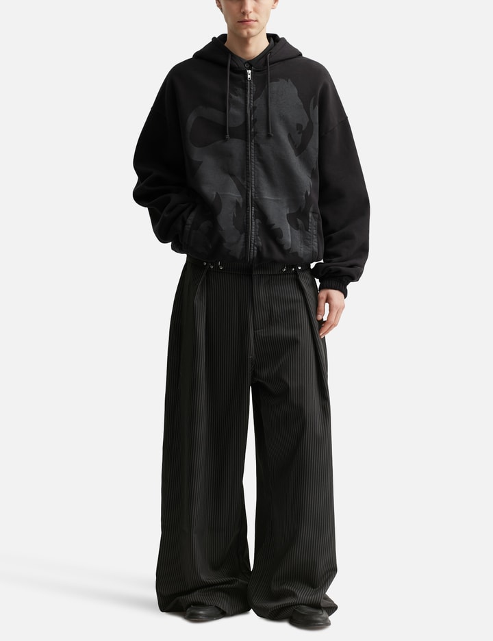 Heraldic Zip-Up Masked Hoodie Placeholder Image