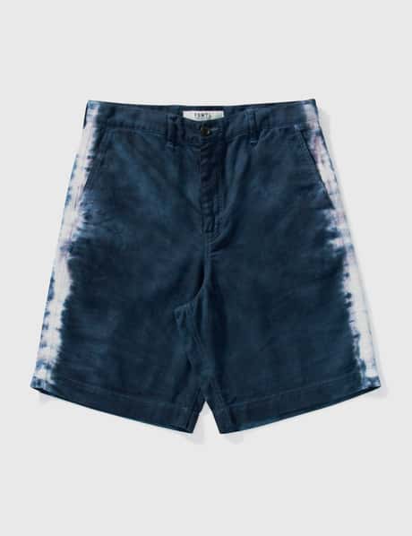 FDMTL Tie-Dye Wide Tapered Shorts