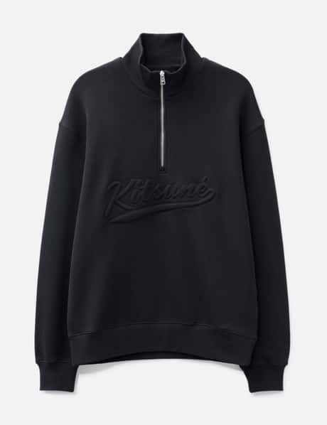 Maison Kitsuné Varsity Half-Zip Comfort Sweater