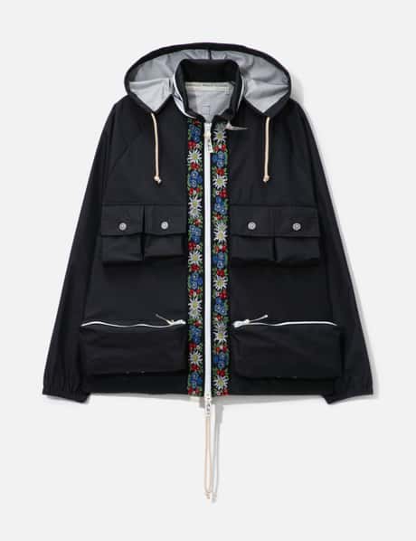 Advisory Board Crystals Abc. Waterproof Nylon Taffeta Spring Jacket