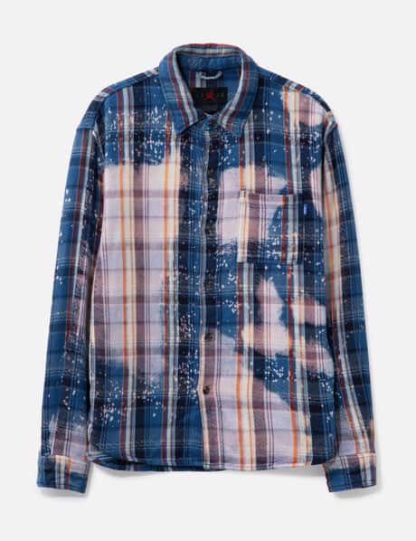Awake NY BLEACHED FLANNEL SHIRT